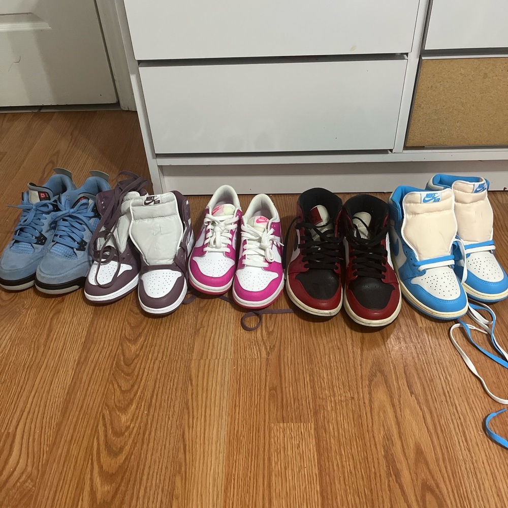 Nike & Air Jordan Sneaker Bundle (5 Pairs) New + Used